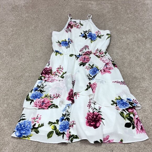 Iz Byer Dresses & Skirts - Iz Byer Dress Women’s Multicolored Floral Sleeveless Size XS NWT